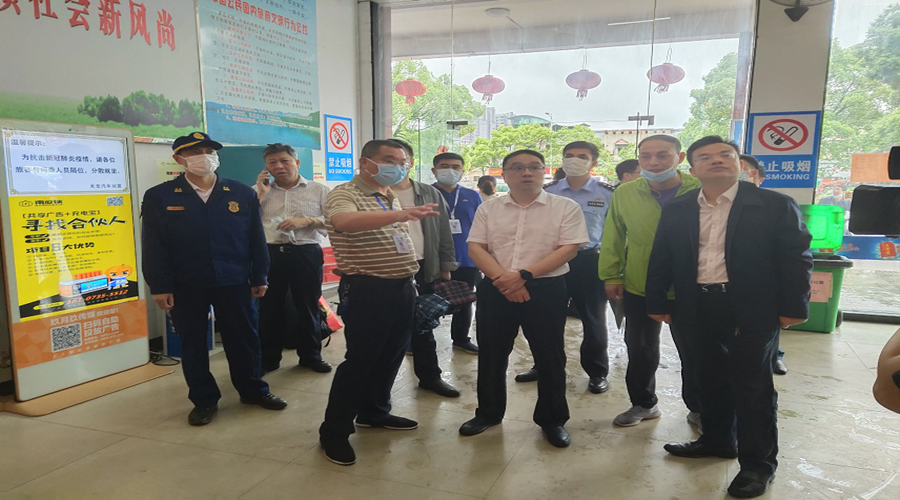 市委常委、副市長馬天毅到天龍站檢查工作